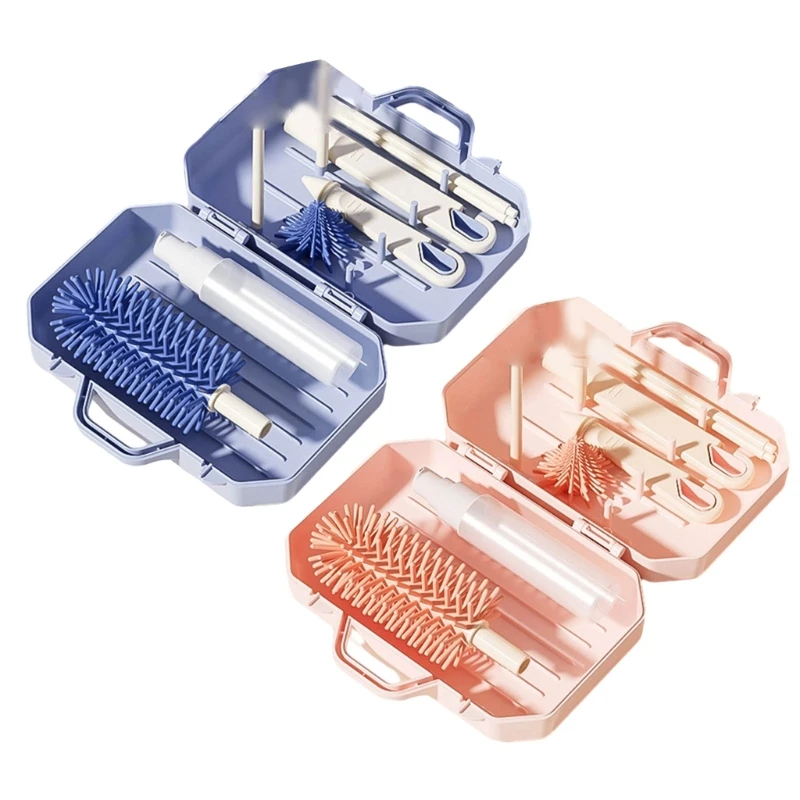 Versatile Baby Bottle Cleaning Brush with Detachable Storage Box Polypropylene Brushes set Thoroughly Cleans Bottles
Versatile Baby Bottle Cleaning Brush with Detachable Storage Box Polypropylene Brushes set Thoroughly Cleans Bottles