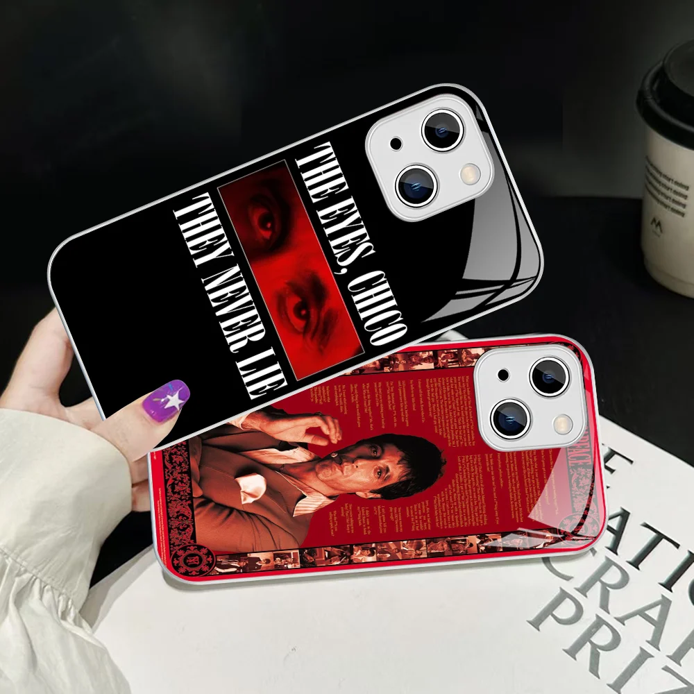 F-Film S-Scarface Phone Case For iPhone 14 13 12 Mini 11 Pro XS Max X XR 14 Plus Tempered Glass Cover
F-Film S-Scarface Phone Case For iPhone 14 13 12 Mini 11 Pro XS Max X XR 14 Plus Tempered Glass Cover