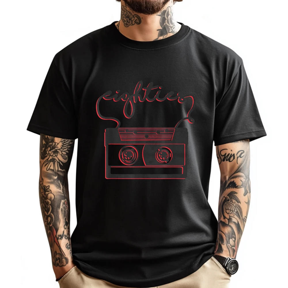 Mens Cassette Tshirt Cassette Tape For Black Graphic T Shirts Classic Vintage Crazy Funny Shirts For Men
Mens Cassette Tshirt Cassette Tape For Black Graphic T Shirts Classic Vintage Crazy Funny Shirts For Men