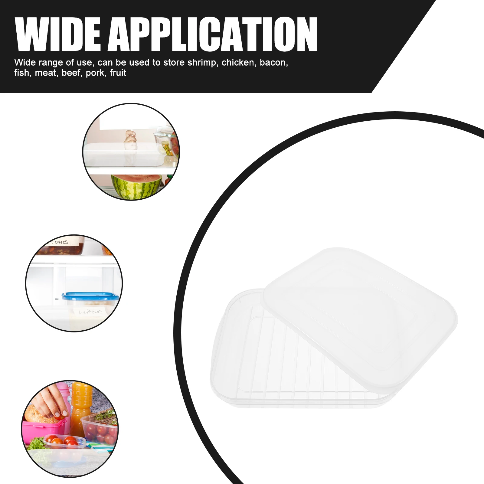 2Pcs Refrigerator Container Sealed Design Fresh Preservation Box for Meat Fruit Bacon Keeper Bacon Storage Container for Fridge
2Pcs Refrigerator Container Sealed Design Fresh Preservation Box for Meat Fruit Bacon Keeper Bacon Storage Container for Fridge