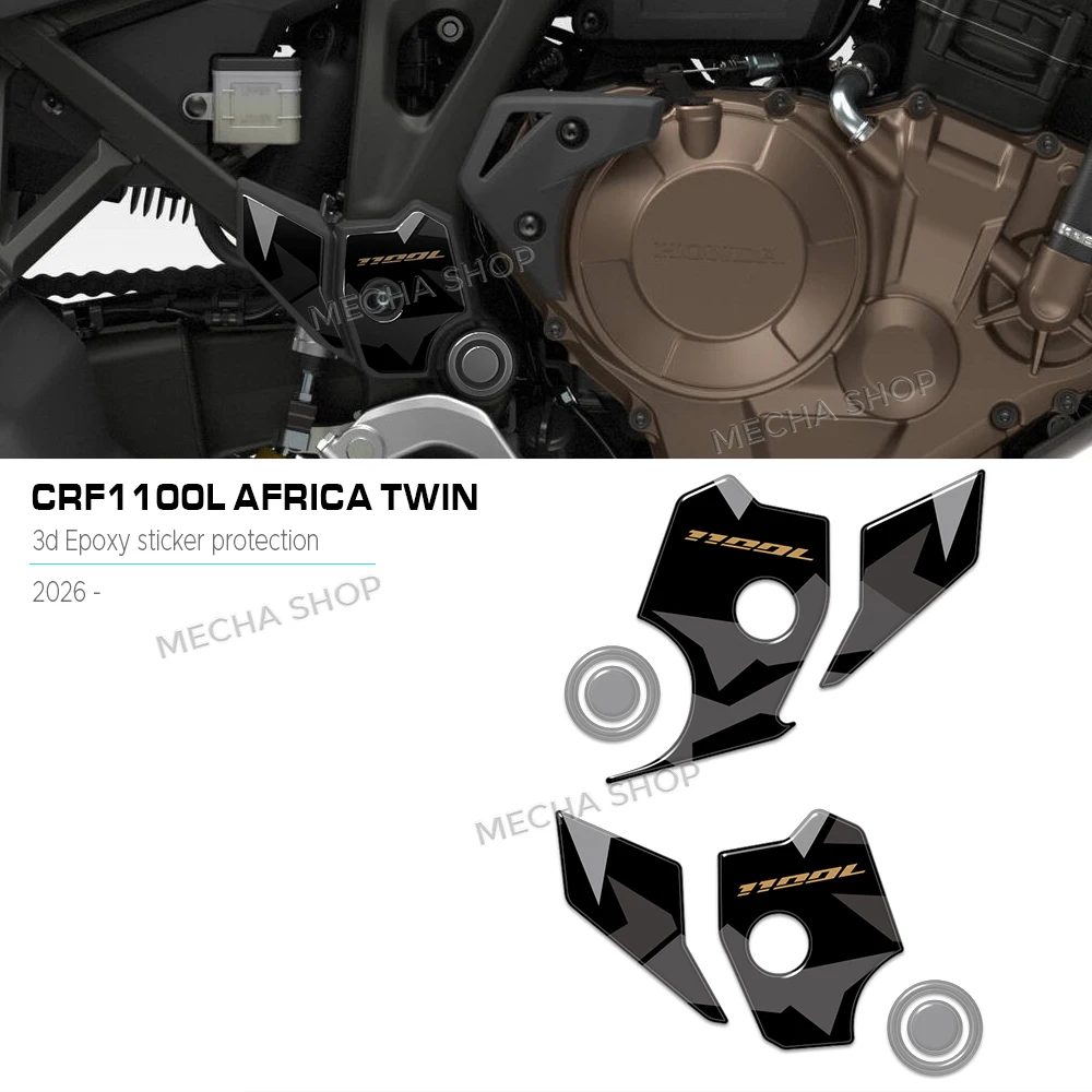Motorcycle Accessories Heel Protector 3D Stickers For Africa Twin CRF 1100 L 2022-2026
Motorcycle Accessories Heel Protector 3D Stickers For Africa Twin CRF 1100 L 2022-2026