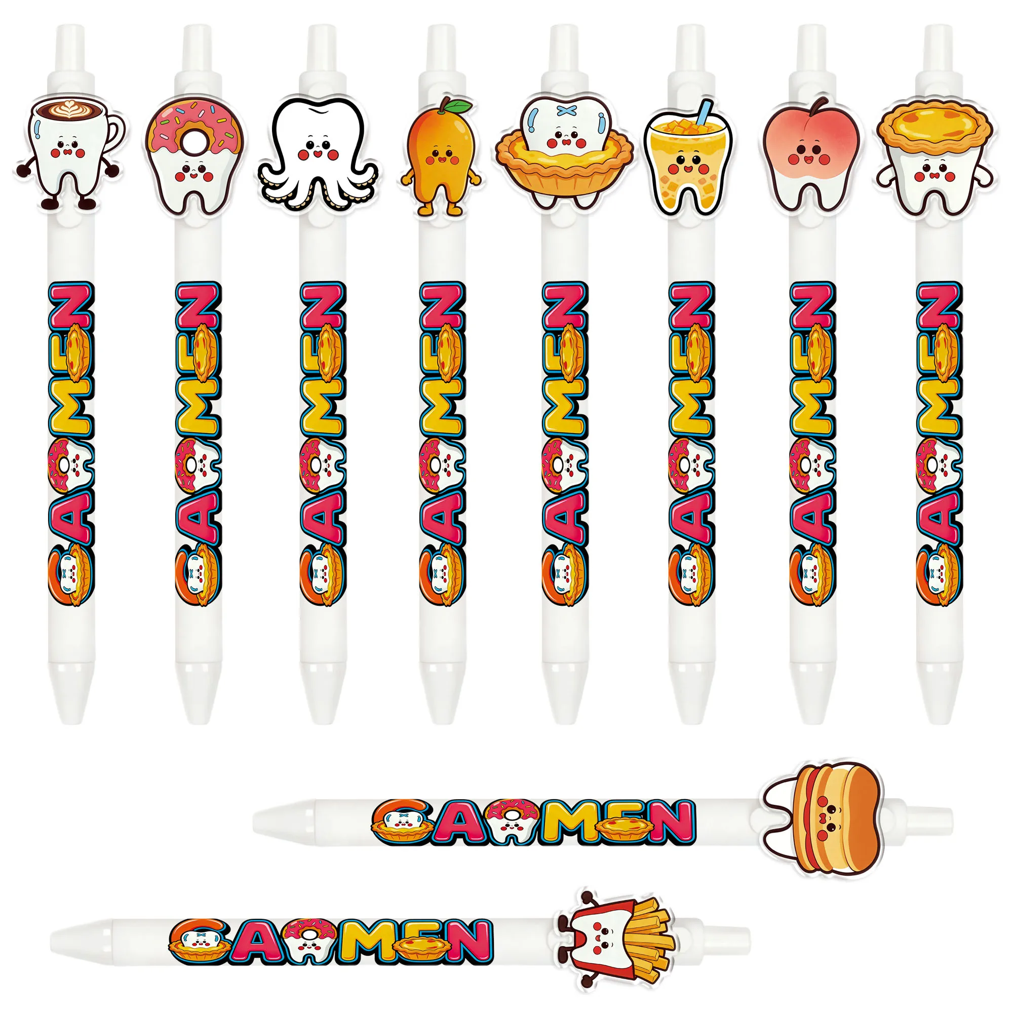 10 pieces / 15 pieces simple tooth-shaped ballpoint pens. Special pens for dental health and dentists.
10 pieces / 15 pieces simple tooth-shaped ballpoint pens. Special pens for dental health and dentists.