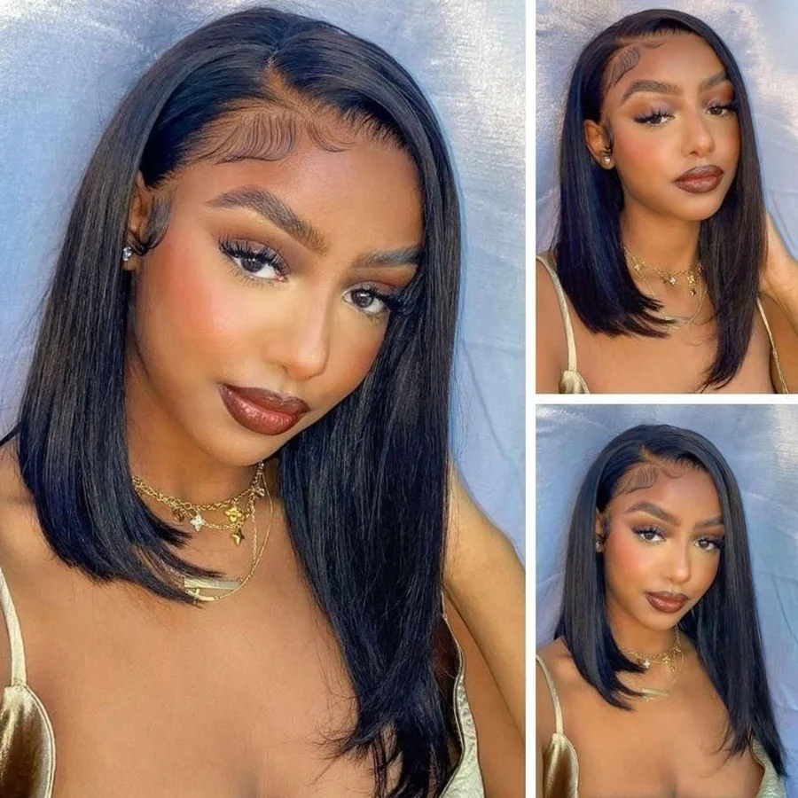 Side Part Bob Wig Human Hair 180% Density Straight 13x5x1 Transparent Lace Front Pre-Plucked T Part Natural Color Short Wigs for
Side Part Bob Wig Human Hair 180% Density Straight 13x5x1 Transparent Lace Front Pre-Plucked T Part Natural Color Short Wigs for