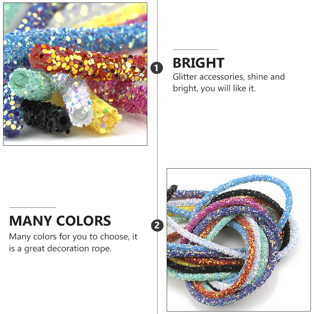 8pcs Glitter Rhinestone Rope Colorful Diy Cord For Shoe Decor Handicrafts Making Accessories Decorative Craft Reusable Fashion
8pcs Glitter Rhinestone Rope Colorful Diy Cord For Shoe Decor Handicrafts Making Accessories Decorative Craft Reusable Fashion