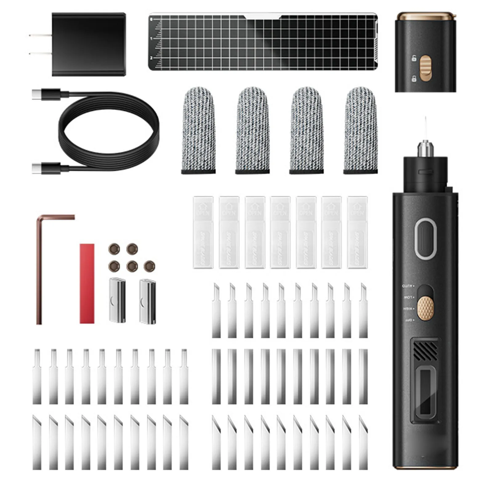40kHz High Precise Ultrasonic Cutter Portable Handheld Ultrasonic Cutting Tool with 50 Replacement Blades for PCB Circuit Board
40kHz High Precise Ultrasonic Cutter Portable Handheld Ultrasonic Cutting Tool with 50 Replacement Blades for PCB Circuit Board