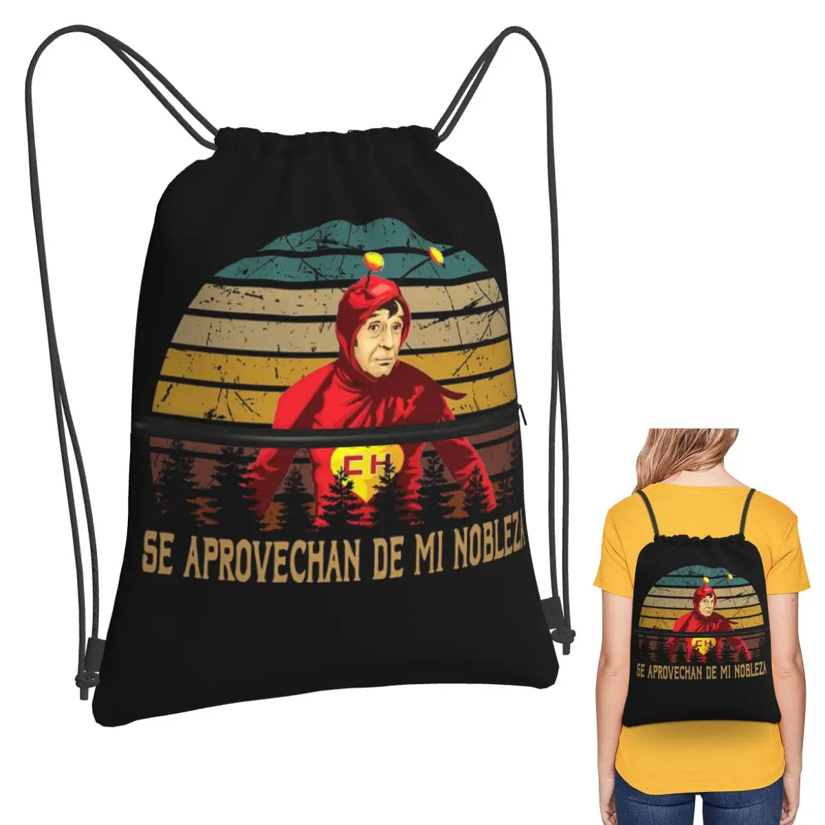 El Chavo Del Ocho TV Series Backpacks Casual Drawstring Bags Sports Bag Book Bags for Man Woman Students
El Chavo Del Ocho TV Series Backpacks Casual Drawstring Bags Sports Bag Book Bags for Man Woman Students