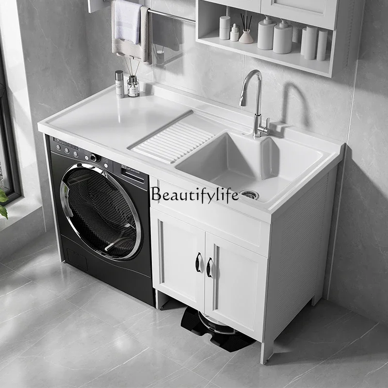 04Balcony Laundry Cabinet Integrated Cabinet Combination Customized Drum Washing Machine
04Balcony Laundry Cabinet Integrated Cabinet Combination Customized Drum Washing Machine
