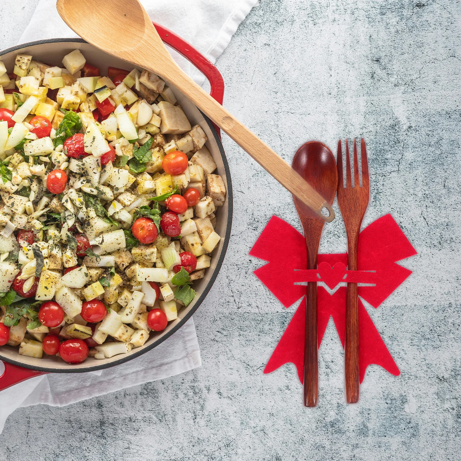 4 Pcs Bow Knife and Fork Bag Forks Pouch Bracket Love Heart Tableware Non-woven Fabric Bowknot Silverware Bride
4 Pcs Bow Knife and Fork Bag Forks Pouch Bracket Love Heart Tableware Non-woven Fabric Bowknot Silverware Bride