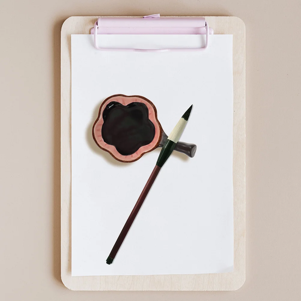 2Pcs Ceramic Ink Dish Elegant Simple Design Pen Rack for Painting Brush Rest Non-Slip Writing Ink Plate Rack Chinese Pen
2Pcs Ceramic Ink Dish Elegant Simple Design Pen Rack for Painting Brush Rest Non-Slip Writing Ink Plate Rack Chinese Pen