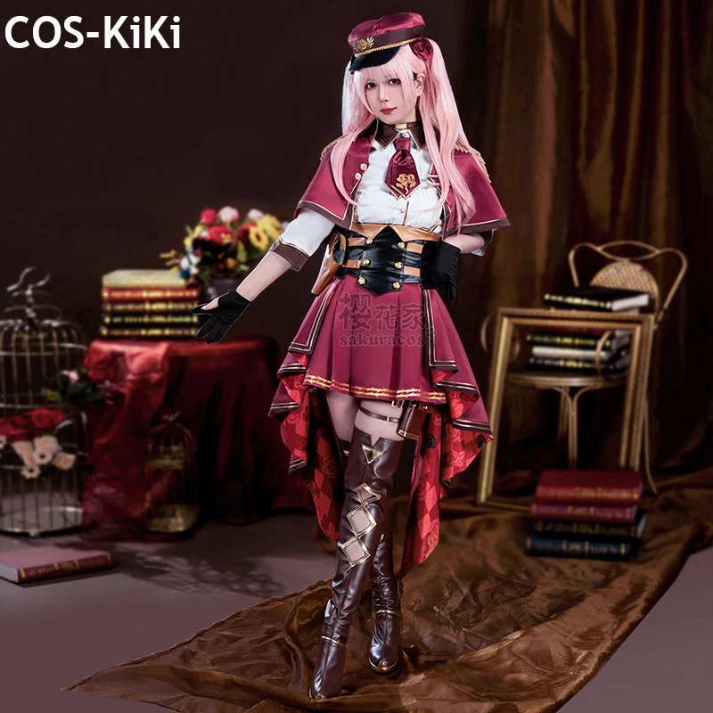 COS-KiKi Vtuber Nijisanji Rosemi Lovelock игровой костюм косплей костюм милая милая униформа Хэллоуин вечерние наряд для ролевых игр женский 
COS-KiKi Vtuber Nijisanji Rosemi Lovelock игровой костюм косплей костюм милая милая униформа Хэллоуин вечерние наряд для ролевых игр женский
