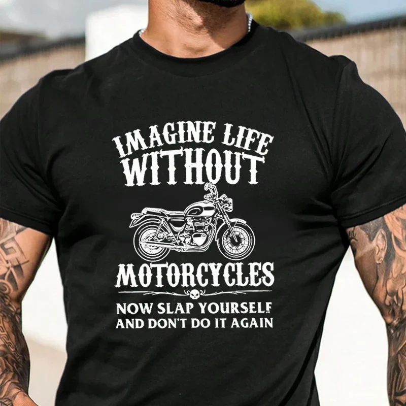 Imagine Life Without Motorcycles Chopper Triumph Indian 2026 New Vintage Style Pattern T-Shirt Men Casual Top
Imagine Life Without Motorcycles Chopper Triumph Indian 2026 New Vintage Style Pattern T-Shirt Men Casual Top