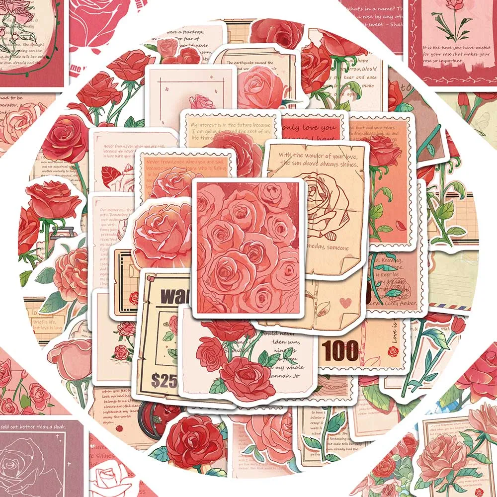 50PCS Cartoon Romantic Flower Rose Stickers For Luggage Notebook Laptop Guitar Waterproof Graffiti Vinyl Phone Decals
50PCS Cartoon Romantic Flower Rose Stickers For Luggage Notebook Laptop Guitar Waterproof Graffiti Vinyl Phone Decals