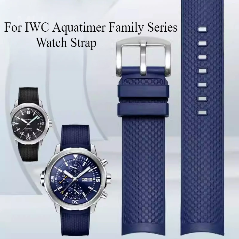 22mm Special Curved Interface Quick Detachable Fluororubber Watch Strap for IWC Aquatimer Family Series IW328802 IW376806 Band
22mm Special Curved Interface Quick Detachable Fluororubber Watch Strap for IWC Aquatimer Family Series IW328802 IW376806 Band