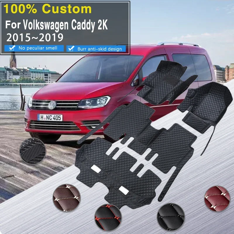 Качественный автомобильный коврик RHD для VW Volkswagen Caddy 2K 2015 2016 2017 ~ 2019 7-местный грязеотталкивающий кожаный коврик Tapetes Para Carro Car 
Качественный автомобильный коврик RHD для VW Volkswagen Caddy 2K 2015 2016 2017 ~ 2019 7-местный грязеотталкивающий кожаный коврик Tapetes Para Carro Car