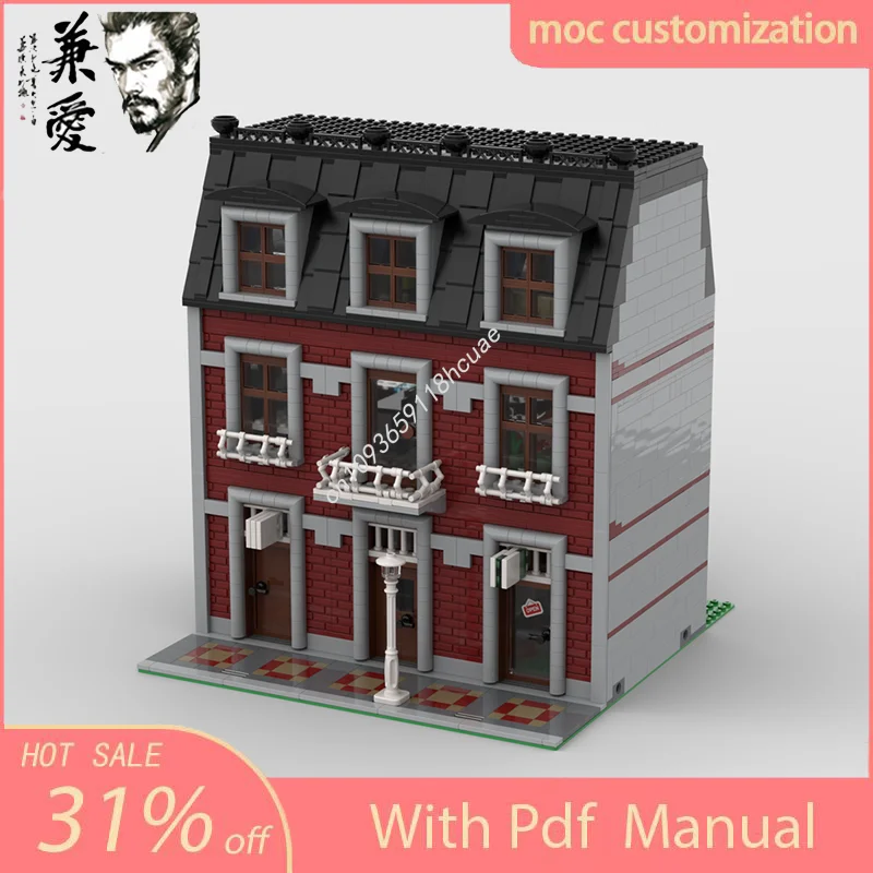 MOC Custom Modular Building Cinco Minutos Street View Model Building Block Creative Assembly Educational Bricks Toys Kid Gift
MOC Custom Modular Building Cinco Minutos Street View Model Building Block Creative Assembly Educational Bricks Toys Kid Gift