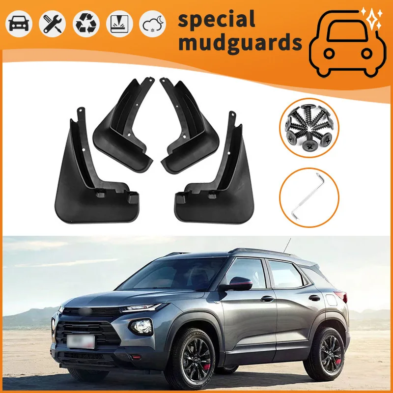 For 14-19 models Chevrolet Trailblazer TRAX Mudguards Fender Mudflaps Front Rear Flares Splash Guards Cover Car Accessorie
For 14-19 models Chevrolet Trailblazer TRAX Mudguards Fender Mudflaps Front Rear Flares Splash Guards Cover Car Accessorie