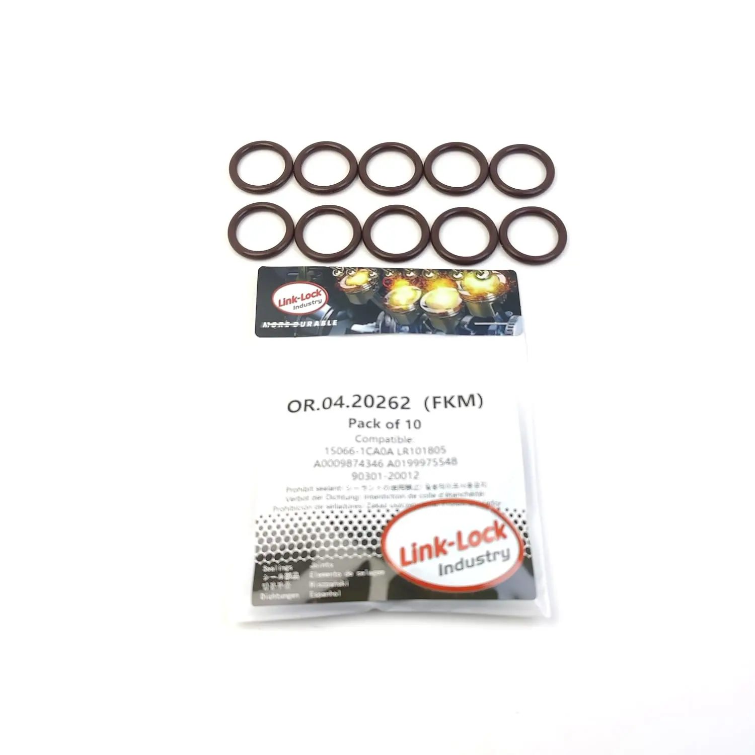 LINK-LOCK 10PCS OR.04.20262 FKM Viton Sealing O-Ring Kit of Air Filter Housing Intake Hose 15066-1CA0A LR101805 A0009874346 A019
LINK-LOCK 10PCS OR.04.20262 FKM Viton Sealing O-Ring Kit of Air Filter Housing Intake Hose 15066-1CA0A LR101805 A0009874346 A019