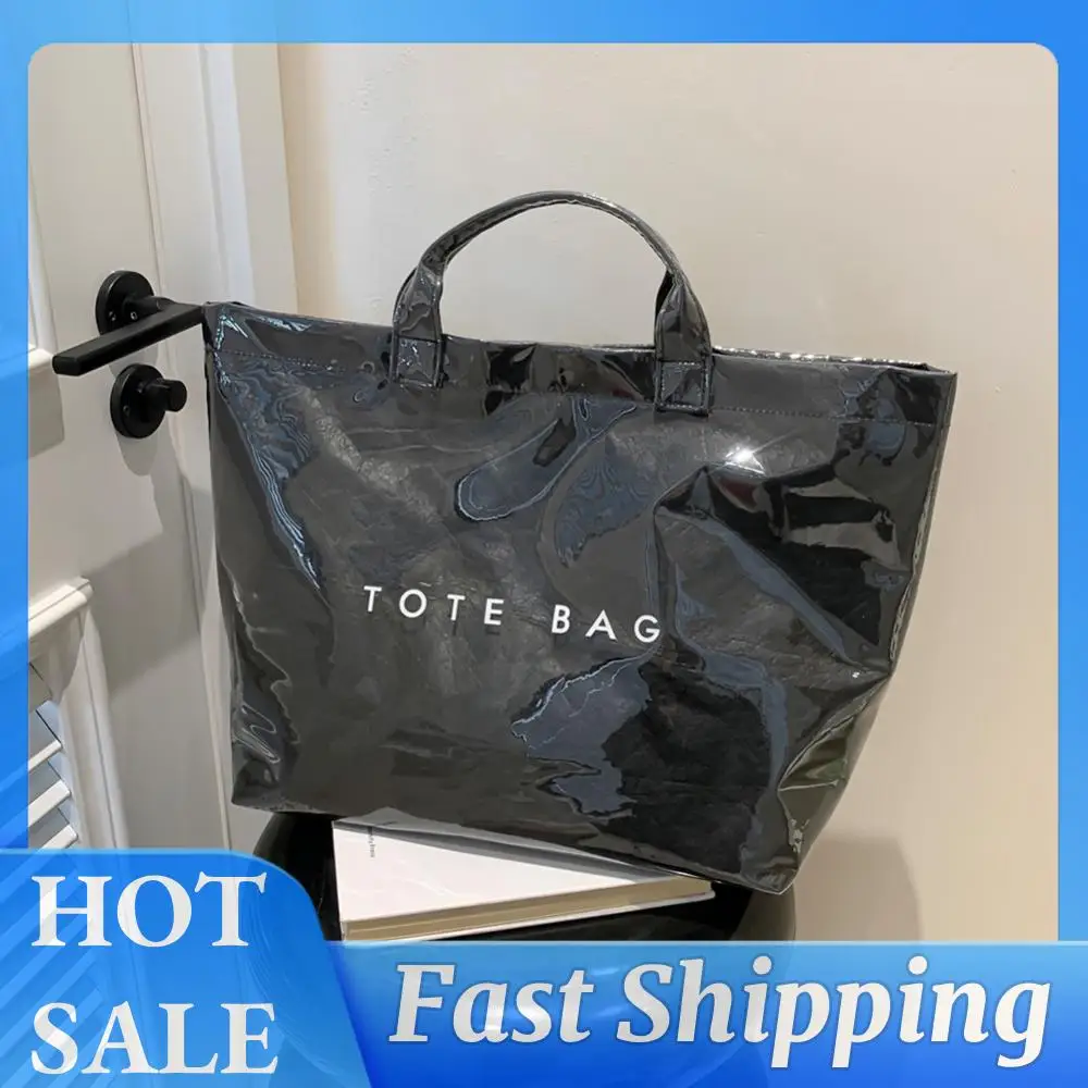 PVC Handbag Large Capacity Travel Shopping Bag Fashion Slouchy Bag for Women Work Shopping Travel
PVC Handbag Large Capacity Travel Shopping Bag Fashion Slouchy Bag for Women Work Shopping Travel