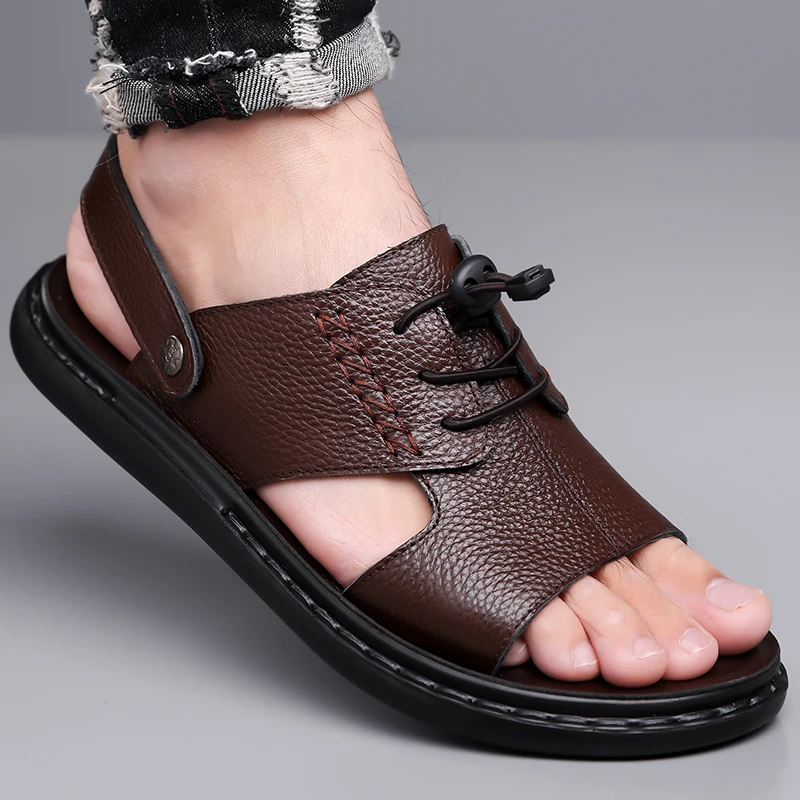 Men's Summer Soft-Sole Breathable Anti-Slip Casual Sandals Trendy Elastic Strap Outdoor Wear-Resistant Beach Shoes-2118
Men's Summer Soft-Sole Breathable Anti-Slip Casual Sandals Trendy Elastic Strap Outdoor Wear-Resistant Beach Shoes-2118