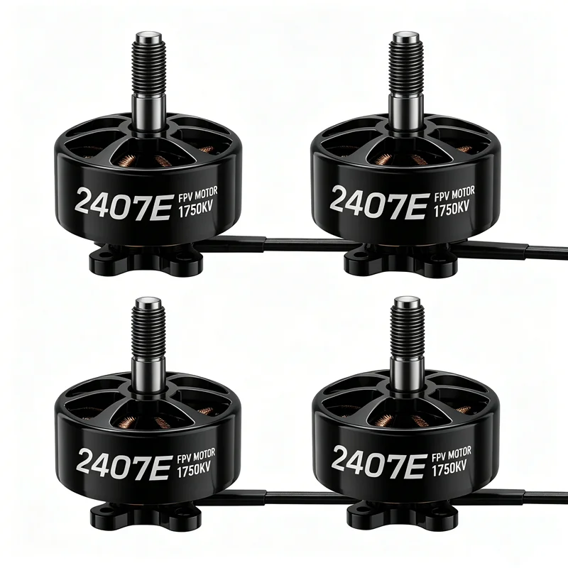 GEPRC SPEEDX2 2407E Brushless Motor 4PCS Pack, 1750KV 6S 1011W High Power N52H Magnet for 5-6 Inch FPV Drone
GEPRC SPEEDX2 2407E Brushless Motor 4PCS Pack, 1750KV 6S 1011W High Power N52H Magnet for 5-6 Inch FPV Drone