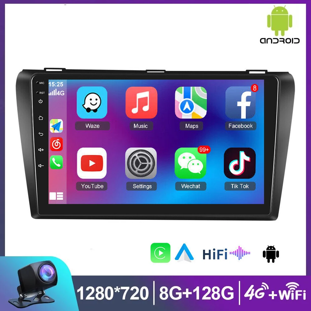 For Mazda 3 2003-2009 Mazda 3 Android 13 DSP Car Radio Multimidia Video Player Navigation GPS Stereo 2din Head Unit Carplay
For Mazda 3 2003-2009 Mazda 3 Android 13 DSP Car Radio Multimidia Video Player Navigation GPS Stereo 2din Head Unit Carplay