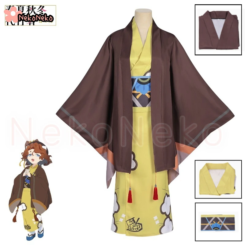 Agents of the Four Seasons: Dance of Spring Nadeshiko Tsukiyade Cosplay Costume Japanese Kimono Outfit Full Set Clothing
Agents of the Four Seasons: Dance of Spring Nadeshiko Tsukiyade Cosplay Costume Japanese Kimono Outfit Full Set Clothing