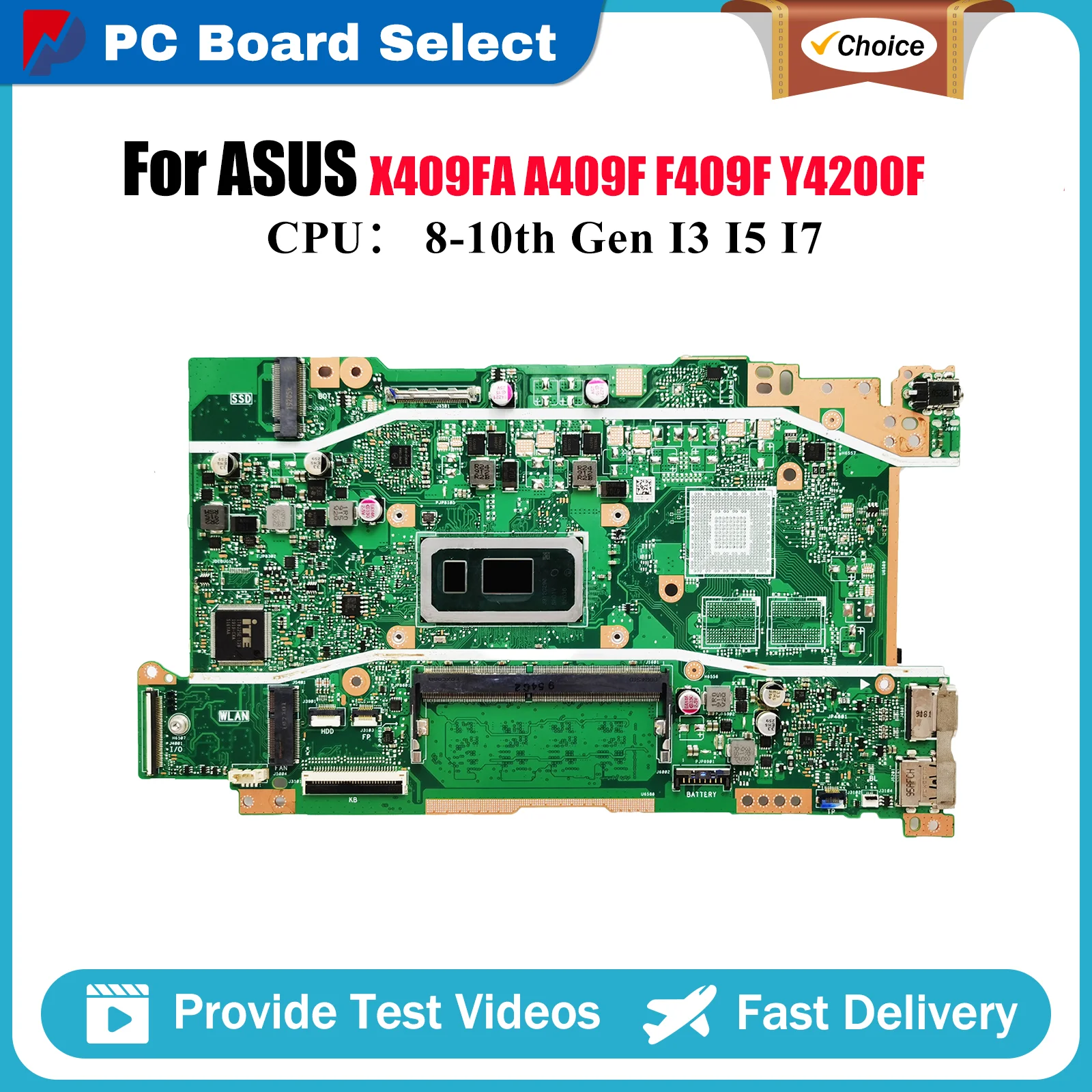 X409FA Материнская плата для ноутбука ASUS A409F X409F X409FAC X409FL Y4200F X409FB X409FJ F409F Материнская плата с процессором I3 I5 I7 100% тестирование
X409FA Материнская плата для ноутбука ASUS A409F X409F X409FAC X409FL Y4200F X409FB X409FJ F409F Материнская плата с процессором I3 I5 I7 100% тестирование