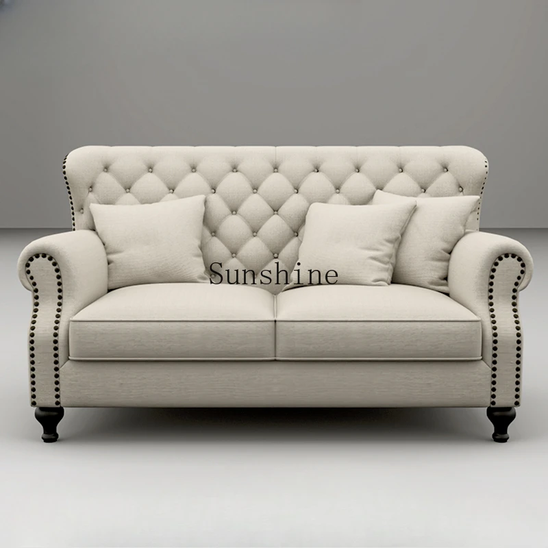 American latex light luxury modern simple Nordic cream wind cotton and linen fabric sofa
American latex light luxury modern simple Nordic cream wind cotton and linen fabric sofa