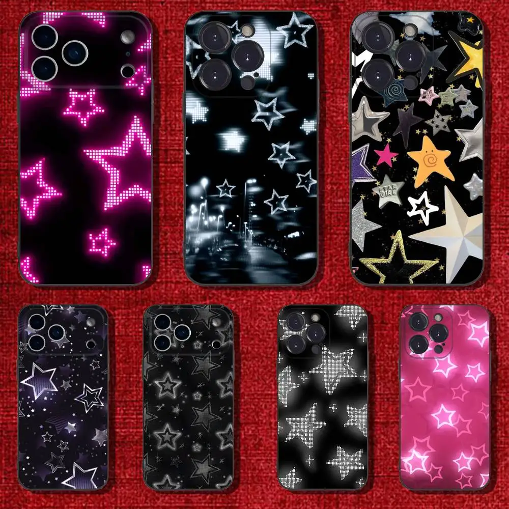Y2K Star Ins Phone Case For iPhone 17,16,15,14,13,12,Pro,Max,Plus,E,SE4,Air,Mini Black Soft Cover 
Y2K Star Ins Phone Case For iPhone 17,16,15,14,13,12,Pro,Max,Plus,E,SE4,Air,Mini Black Soft Cover