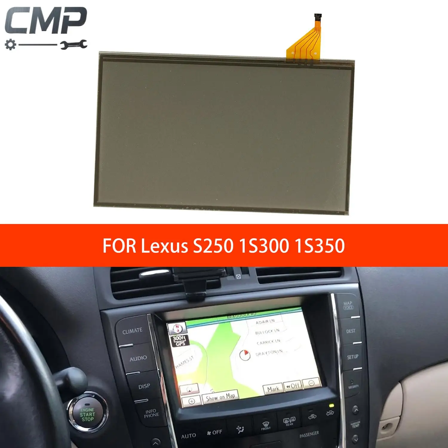7.3 Inch 4pin Resistive LCD Display Screen Touch Screen LTA070B511F LTA070B510F For Lexus IS250 IS300 IS350 Cars Accessories
7.3 Inch 4pin Resistive LCD Display Screen Touch Screen LTA070B511F LTA070B510F For Lexus IS250 IS300 IS350 Cars Accessories 