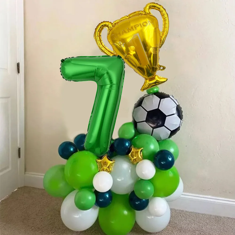 32pcs Soccer Balloon Kit Football Shoes Trophy Foil Balloon Kids Sport Birthday Party Baby Shower Soccer Club Decoration Supply
32pcs Soccer Balloon Kit Football Shoes Trophy Foil Balloon Kids Sport Birthday Party Baby Shower Soccer Club Decoration Supply