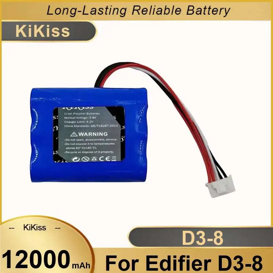 12000Mah For Edifier D3-8 Long-Lasting Speaker Battery
12000Mah For Edifier D3-8 Long-Lasting Speaker Battery