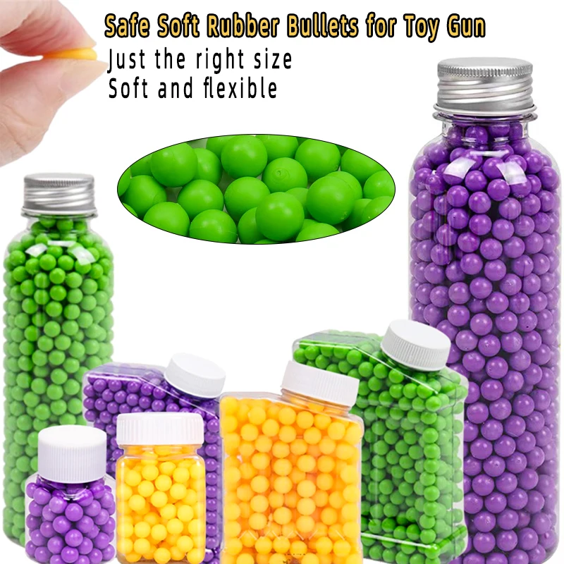 AW Colorful Soft Rubber Bullets 6mm 7-8mm Safe Round Balls for Kids Toy Gun Outdoor Shooting Game Accessories
AW Colorful Soft Rubber Bullets 6mm 7-8mm Safe Round Balls for Kids Toy Gun Outdoor Shooting Game Accessories