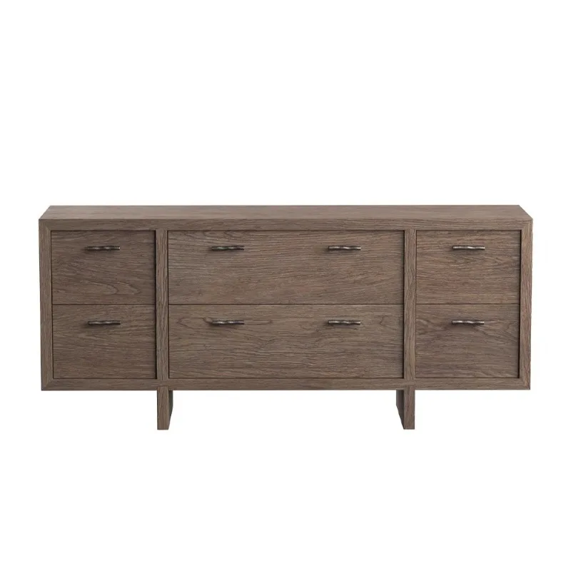 American retro side cabinet, antique ash wood aisle, premium storage cabinet design practical
American retro side cabinet, antique ash wood aisle, premium storage cabinet design practical