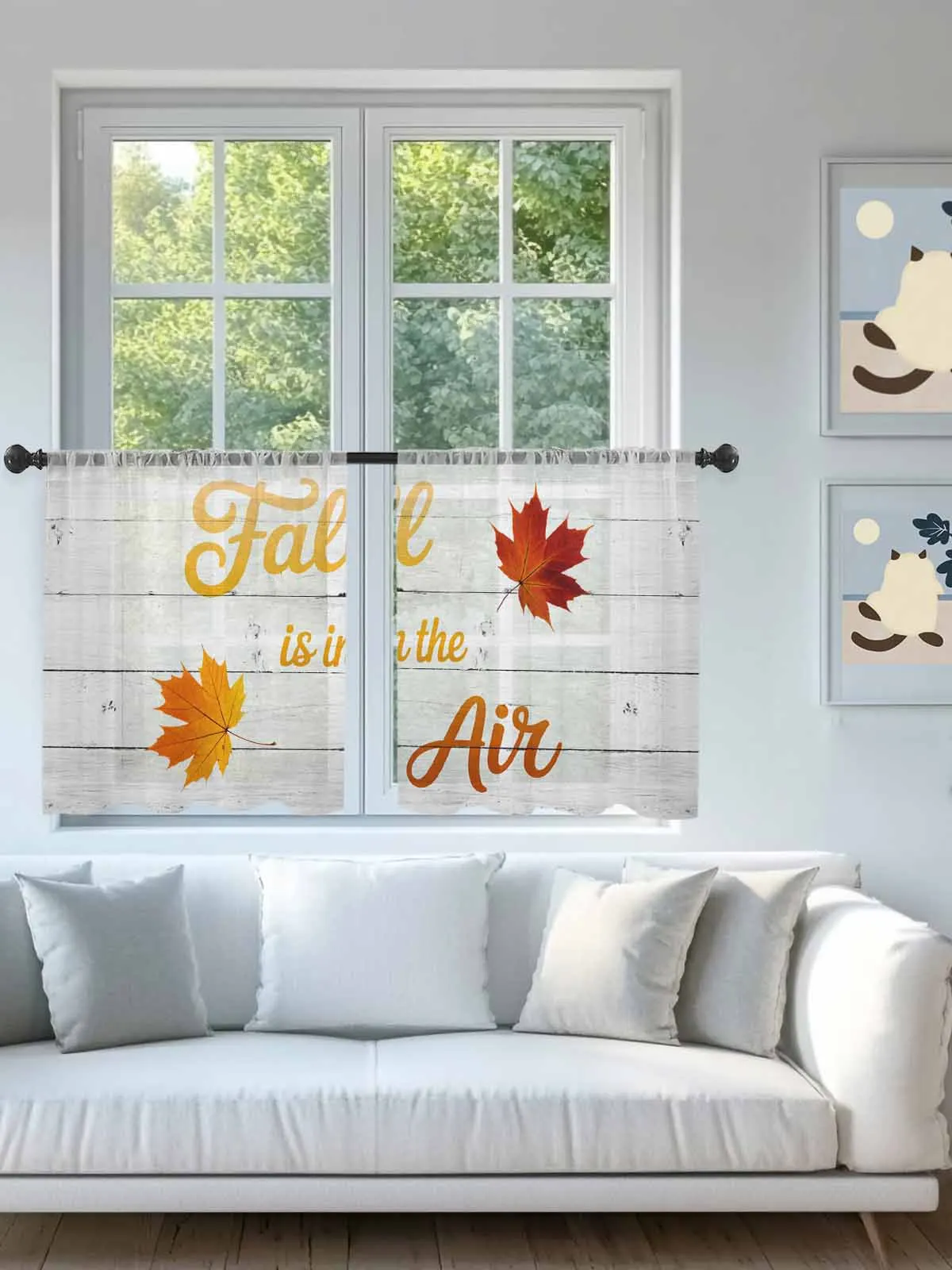 White Wood Fall Is In The Air Sheer Voile Curtains for Living Room Window Treatment for Bedroom Kitchen Drapes
White Wood Fall Is In The Air Sheer Voile Curtains for Living Room Window Treatment for Bedroom Kitchen Drapes