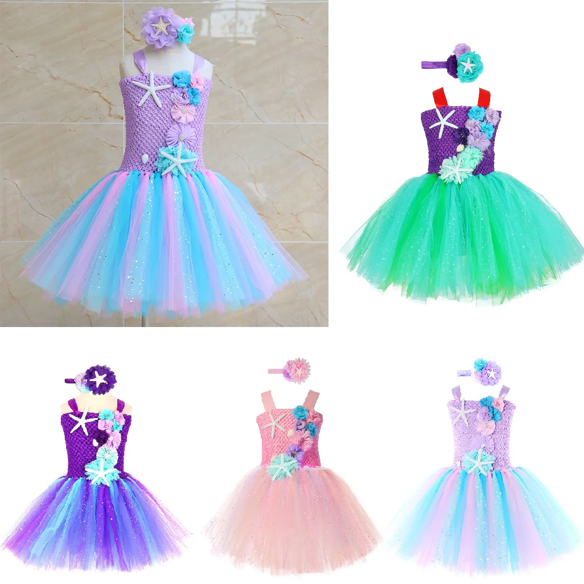 Shiny Toddler Little Girls Mermaid Cosplay Fancy Birthday Party Halloween Holiday Easter Holiday Dress
Shiny Toddler Little Girls Mermaid Cosplay Fancy Birthday Party Halloween Holiday Easter Holiday Dress