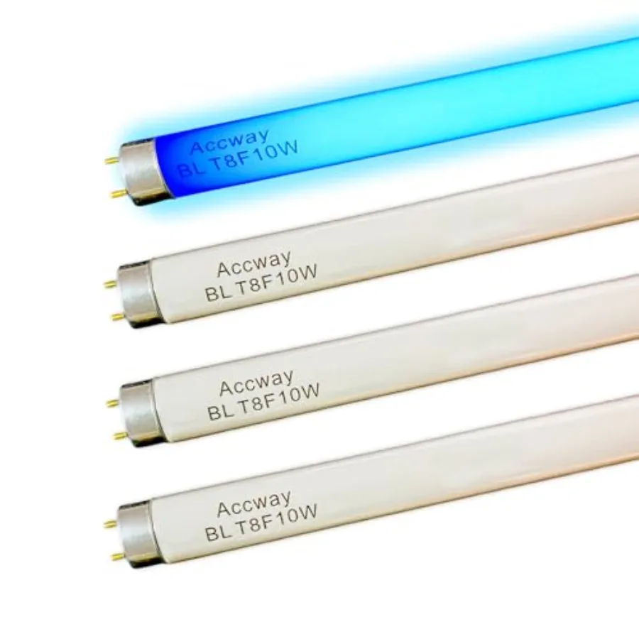 13'' BL T8 F10W Replacement Bulbs for Liba, Aspectek Black Blue Lighting Tube, 10Watt Linear F10T8/BL Fluorescent Lamps for 20W
13'' BL T8 F10W Replacement Bulbs for Liba, Aspectek Black Blue Lighting Tube, 10Watt Linear F10T8/BL Fluorescent Lamps for 20W