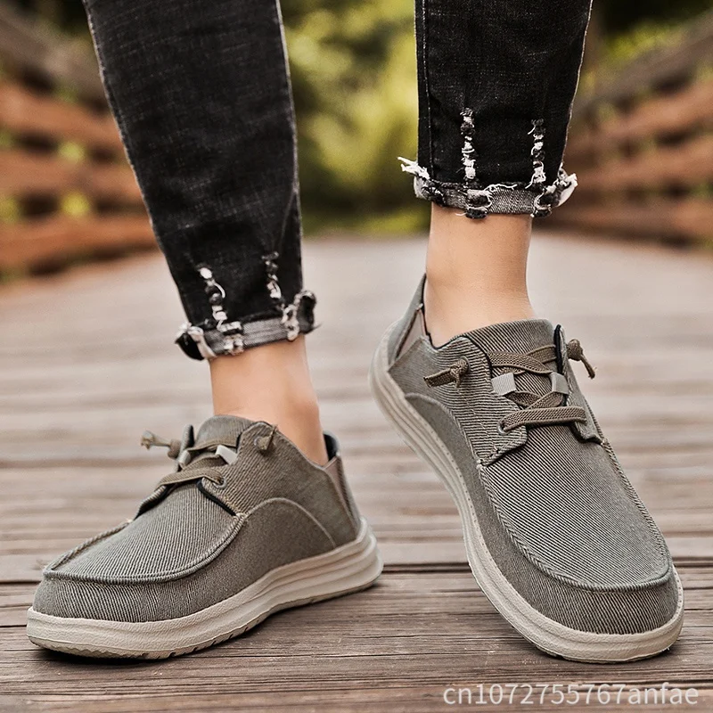 New Men's Casual Shoes Breathable Canvas Shoes Lightweight Men's Vulcanized Shoes Soft Flat Shoes Outdoor Men's Sneakers Loafers
New Men's Casual Shoes Breathable Canvas Shoes Lightweight Men's Vulcanized Shoes Soft Flat Shoes Outdoor Men's Sneakers Loafers