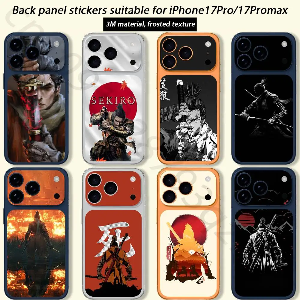 S-SEKIRO TGA Wolf Brooches For iPhone 17 pro Max /17 pro Full Cover Decal Skin Wrap 3D Colorful Rear Protective Sticker Film
S-SEKIRO TGA Wolf Brooches For iPhone 17 pro Max /17 pro Full Cover Decal Skin Wrap 3D Colorful Rear Protective Sticker Film
