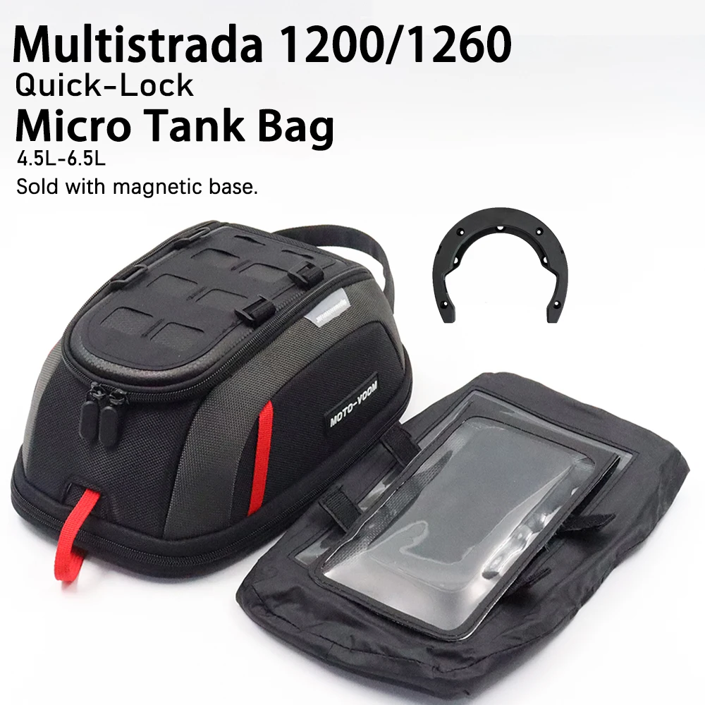 Сумка на бак мотоцикла для Cucati Multistrada 1200 2013 г., сумка на топливный бак, быстросъемная сумка на бак для DUCATI Multistrada 1260 2018-
Сумка на бак мотоцикла для Cucati Multistrada 1200 2013 г., сумка на топливный бак, быстросъемная сумка на бак для DUCATI Multistrada 1260 2018-