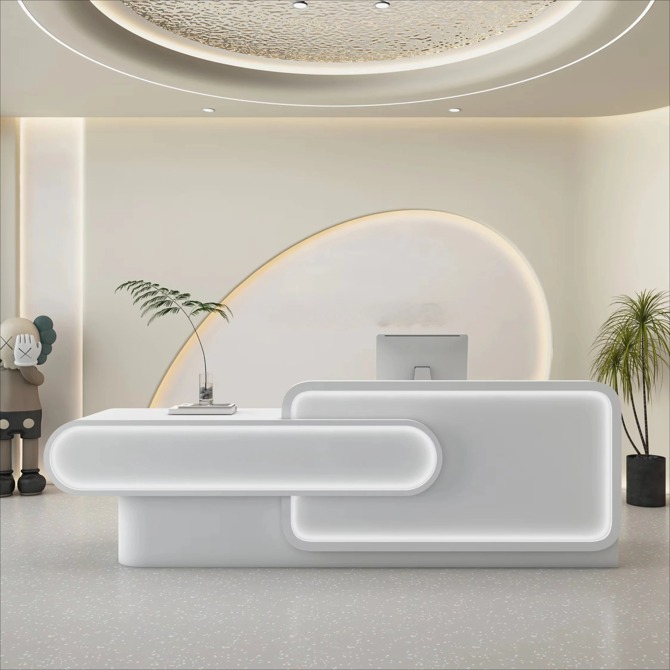 &c Premium Reception Desk- Commercial-Grade Front Desk With Storage
&c Premium Reception Desk- Commercial-Grade Front Desk With Storage