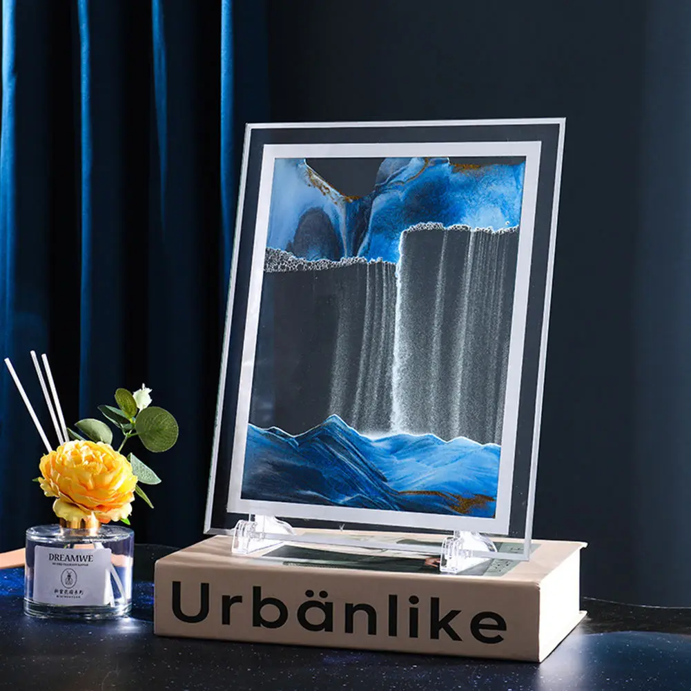 7 Inch 3D Deep Sea Sandscape Hourglass Moving Sand Art Picture Glass Quicksand Sandglass Craft Flowing Painting Home Decoration
7 Inch 3D Deep Sea Sandscape Hourglass Moving Sand Art Picture Glass Quicksand Sandglass Craft Flowing Painting Home Decoration