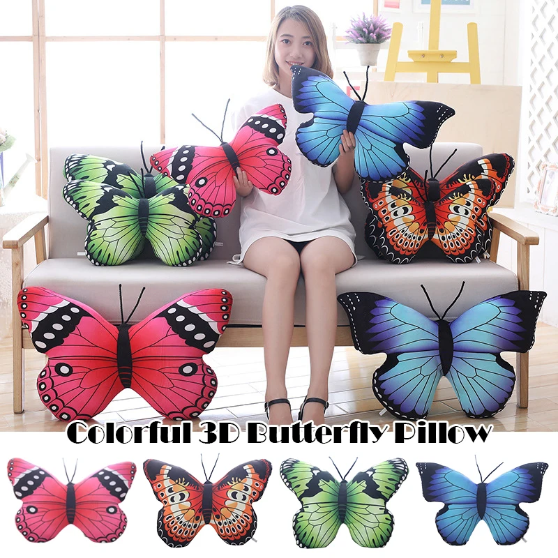 Colorful 3D Butterfly Pillow Animal Throw Pillows Soft Stuffed Cushion Bed Bedroom Couch Bedroom Sofa Home Decor Cushion
Colorful 3D Butterfly Pillow Animal Throw Pillows Soft Stuffed Cushion Bed Bedroom Couch Bedroom Sofa Home Decor Cushion