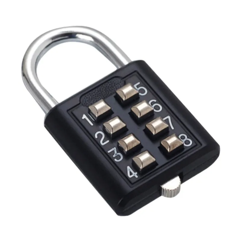 8 Digits Password Code Combination Padlock Zinc Alloy Suitcase For Luggage Travel Code Smart Lock Code Keyed Anti-thieft Lock
8 Digits Password Code Combination Padlock Zinc Alloy Suitcase For Luggage Travel Code Smart Lock Code Keyed Anti-thieft Lock