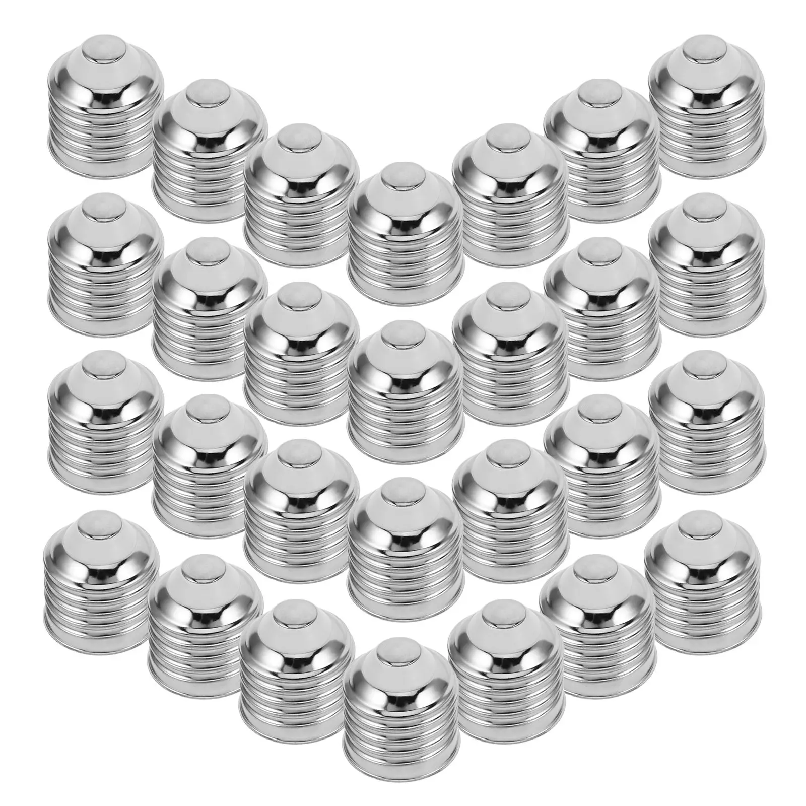 50pcs Light Socket LED Bulbs Holder Aluminum Nickel-Plated Screw Bulb Holder Adapter Home and Office Lighting Easy to Instal
50pcs Light Socket LED Bulbs Holder Aluminum Nickel-Plated Screw Bulb Holder Adapter Home and Office Lighting Easy to Instal