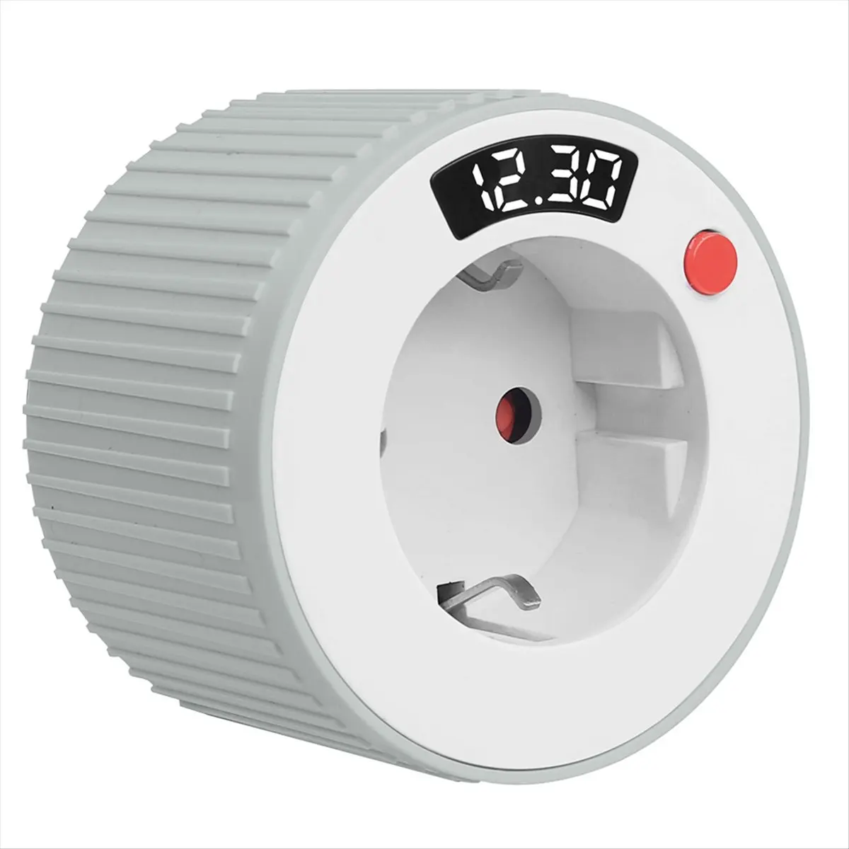 TOP! Timer Socket, Timer Digital Single Switch Rotating Countdown Timer 15 Minutes to 24 Hours with LED Digital EU Plug
TOP! Timer Socket, Timer Digital Single Switch Rotating Countdown Timer 15 Minutes to 24 Hours with LED Digital EU Plug