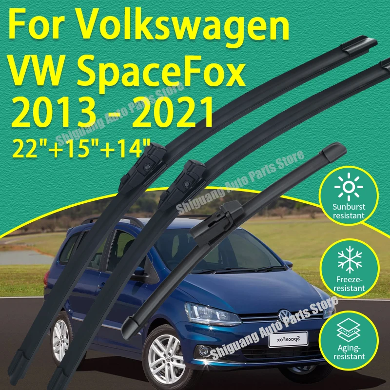 Front Rear Silicone Coating Wipers for VW Volkswagen SpaceFox SpaceCross 2013 - 2021 Car Wiper Windshield Blades Accessories
Front Rear Silicone Coating Wipers for VW Volkswagen SpaceFox SpaceCross 2013 - 2021 Car Wiper Windshield Blades Accessories