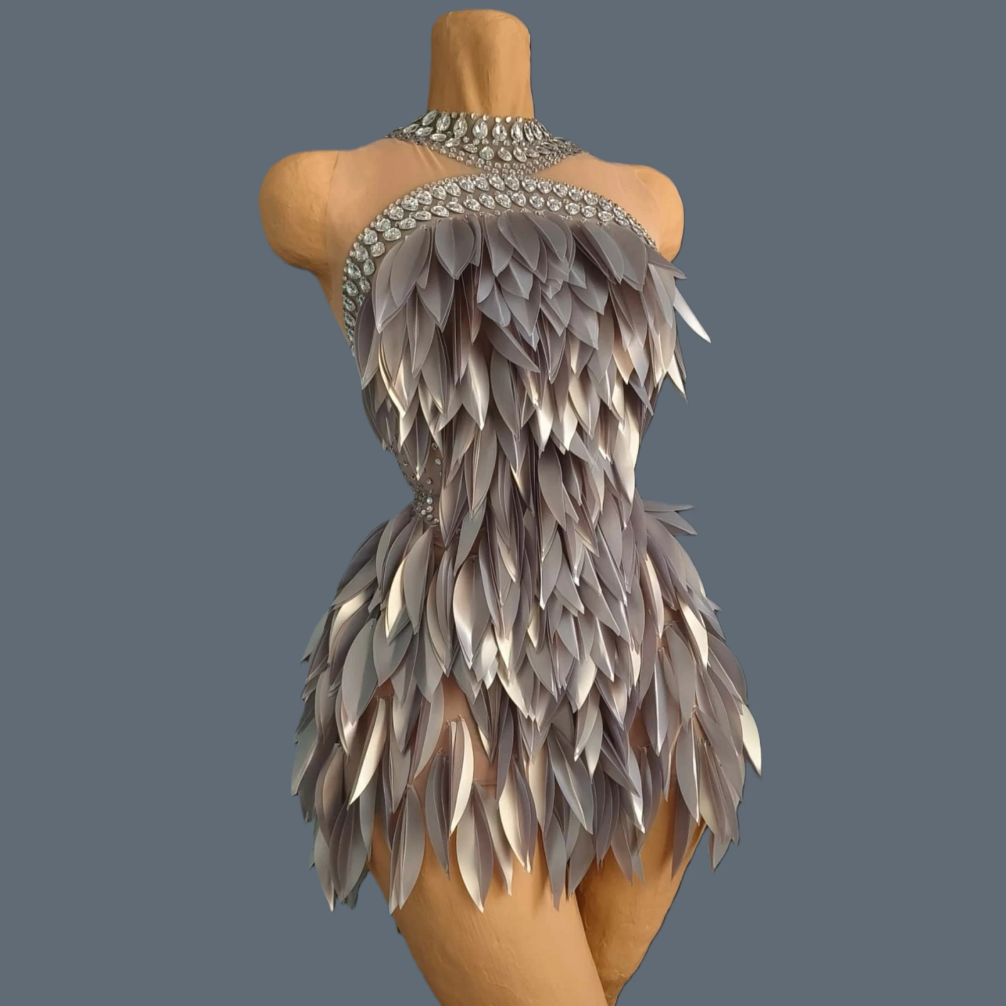 Sparkly Crystals Chic Mini Dress Designer Night Party Outfit Birthday Party Cocktail Dress Photo Shoot Wear Show Dress Xiangquan
Sparkly Crystals Chic Mini Dress Designer Night Party Outfit Birthday Party Cocktail Dress Photo Shoot Wear Show Dress Xiangquan