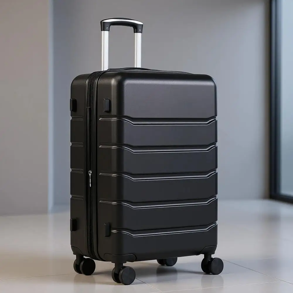 Lightweight 21 Expandable Hard Shell ABS Spinner Luggage with TSA Lock, Charcoal Black
Lightweight 21 Expandable Hard Shell ABS Spinner Luggage with TSA Lock, Charcoal Black