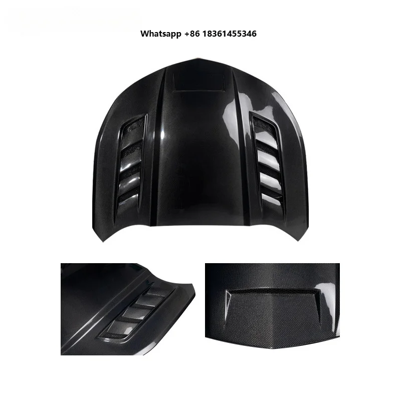 For Camaro High Quality Black Carbon Fiber Engine Hood
For Camaro High Quality Black Carbon Fiber Engine Hood